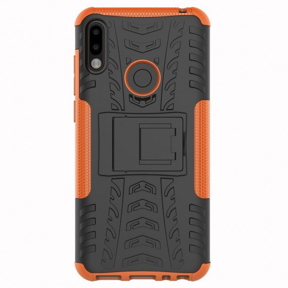 Чехол Hybrid Armor для ASUS Zenfone Max Pro (M2) ZB631KL (черный + оранжевый)