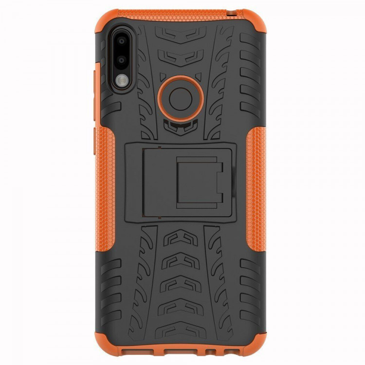 Чехол Hybrid Armor для ASUS Zenfone Max Pro (M2) ZB631KL (черный + оранжевый)
