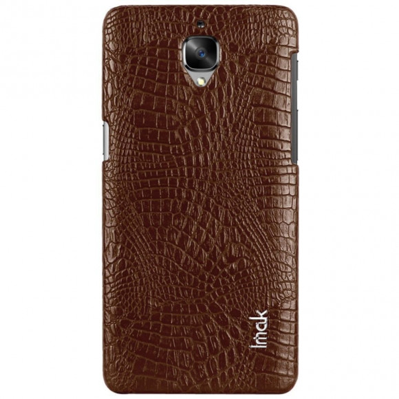 Чехол-накладка iMak Ruiyi Crocodile для OnePlus 3 / OnePlus 3T (коричневый) Чехол-накладка iMak Ruiyi Crocodile для OnePlus 3 / OnePlus 3T (коричневый)