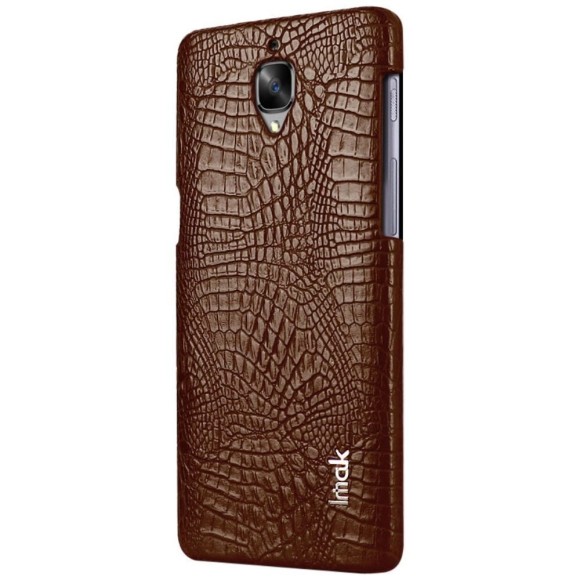 Чехол-накладка iMak Ruiyi Crocodile для OnePlus 3 / OnePlus 3T (коричневый) Чехол-накладка iMak Ruiyi Crocodile для OnePlus 3 / OnePlus 3T (коричневый)