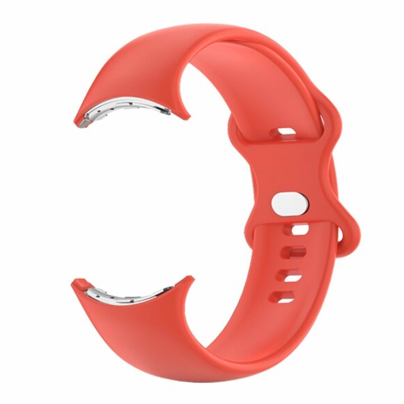 Силиконовый ремешок для Google Pixel Watch - Size Large (красный) Силиконовый ремешок для Google Pixel Watch - Size Large (красный)