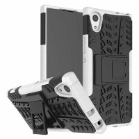 Чехол Hybrid Armor для Sony Xperia XA1 (черный + белый)