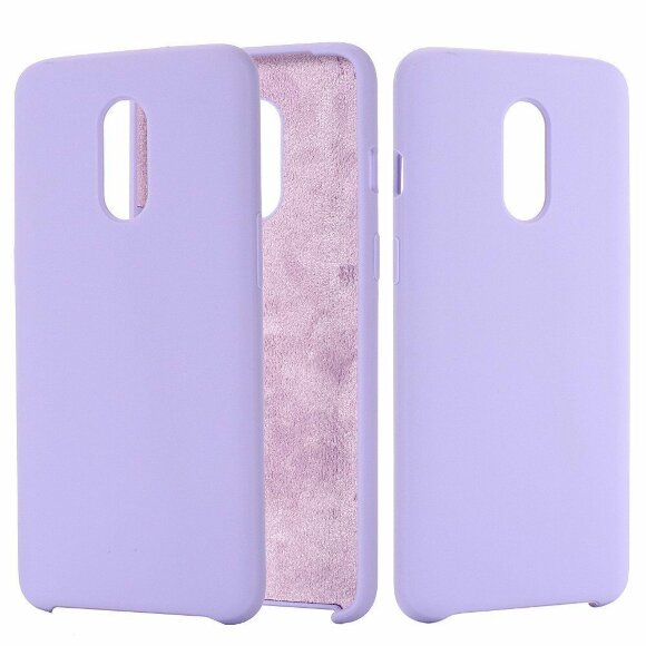 Силиконовый чехол Mobile Shell для OnePlus 7 (фиолетовый)