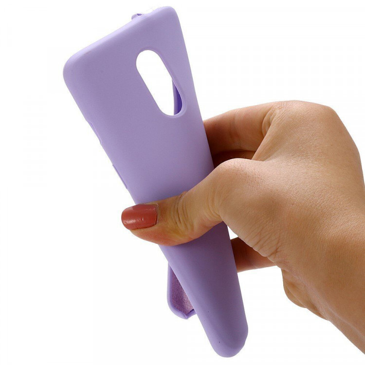 Силиконовый чехол Mobile Shell для OnePlus 7 (фиолетовый)