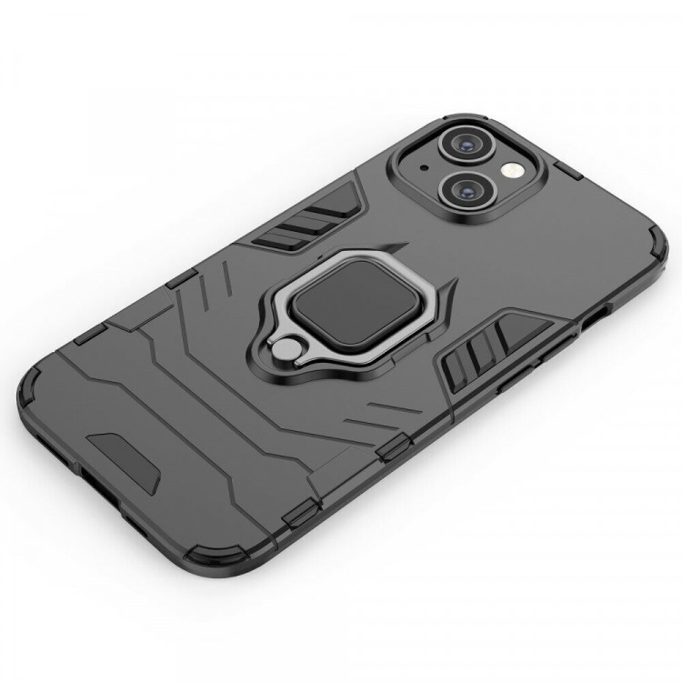 Чехол Armor Ring Holder для iPhone 14 (черный)