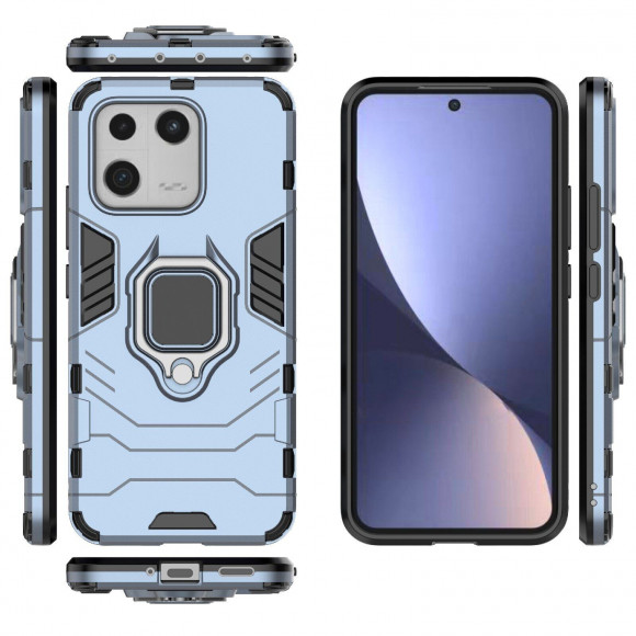 Чехол Armor Ring Holder для Xiaomi 13 (темно-синий)