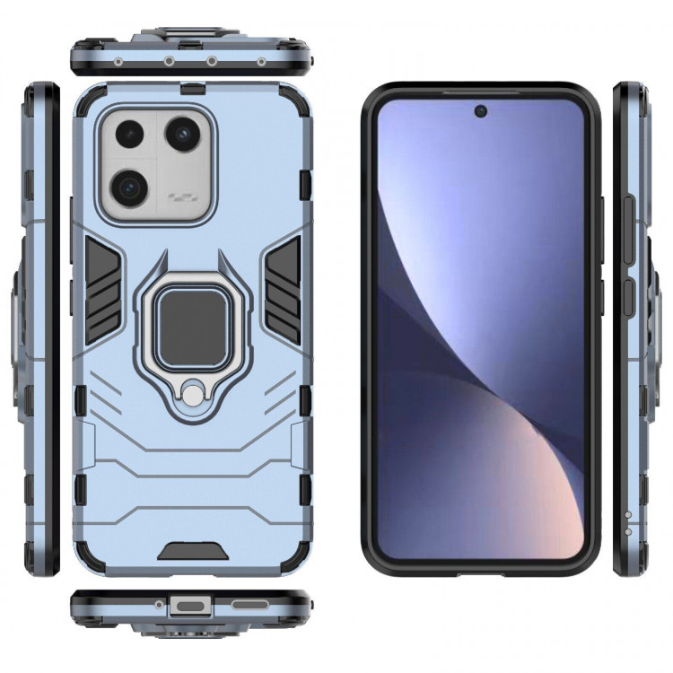 Чехол Armor Ring Holder для Xiaomi 13 (темно-синий)