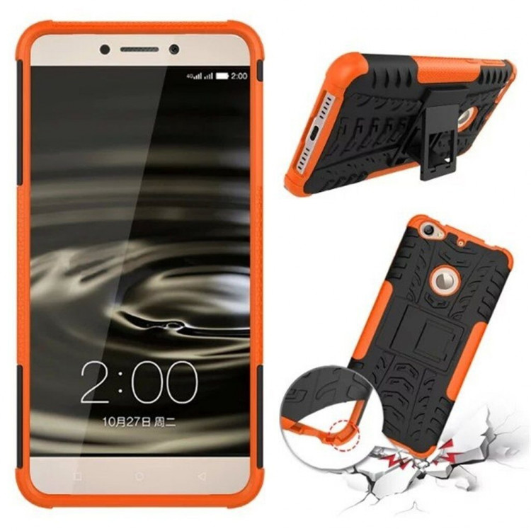 Чехол Hybrid Armor для LeEco Le 1S (черный + оранжевый)