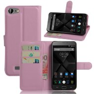 Чехол с визитницей для DOOGEE Y200 (розовый) Чехол с визитницей для DOOGEE Y200 (розовый)