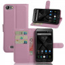 Чехол с визитницей для DOOGEE Y200 (розовый)