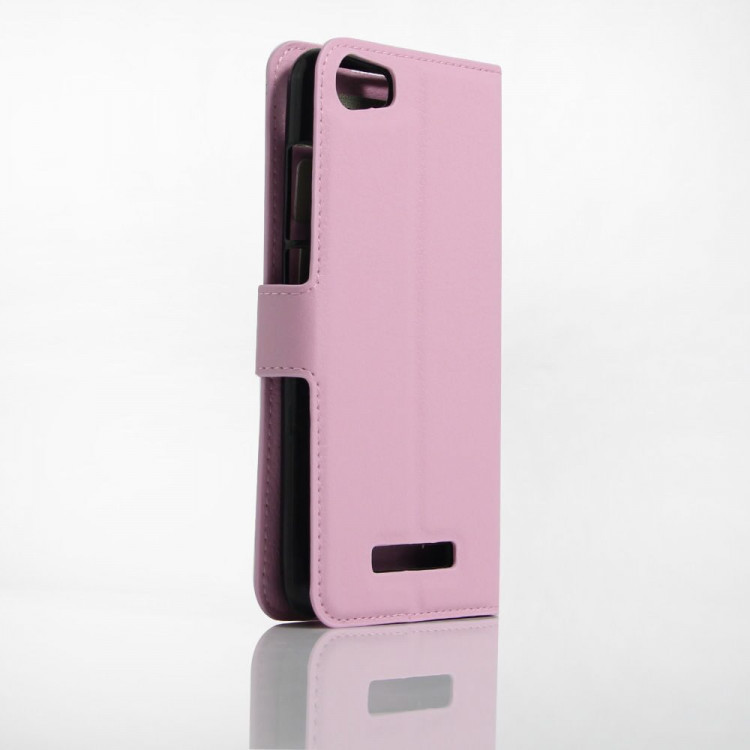 Чехол с визитницей для DOOGEE Y200 (розовый)