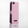Чехол с визитницей для DOOGEE Y200 (розовый)