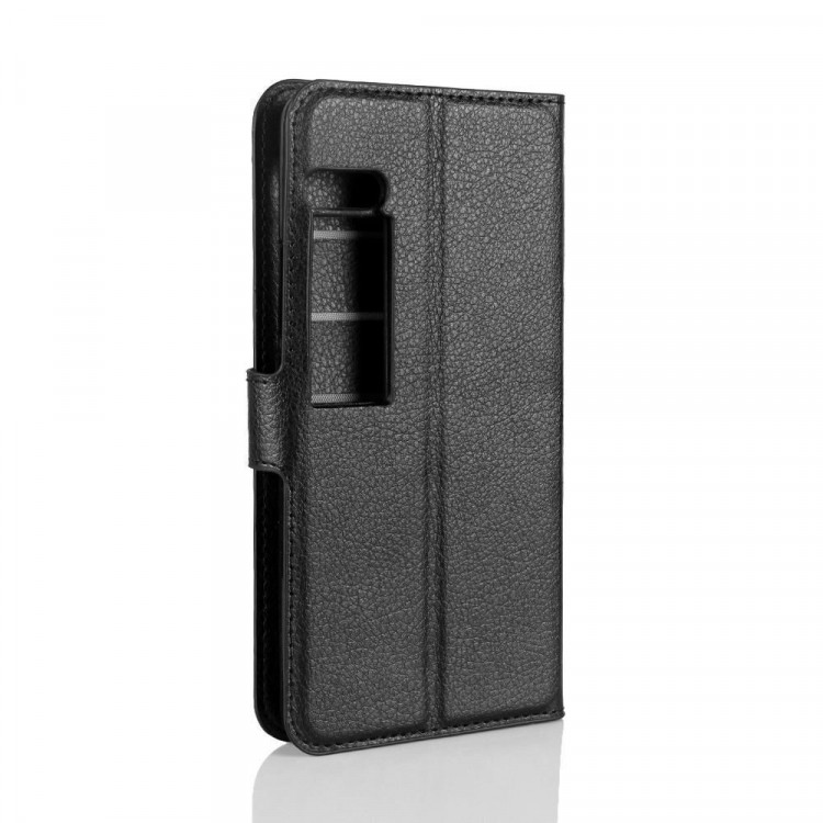 Чехол с визитницей для Meizu Pro 7 Plus (черный)