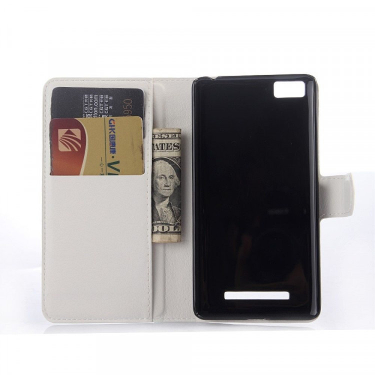Чехол с визитницей для Xiaomi Mi4i / Mi4c (белый)