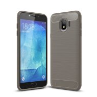 Чехол-накладка Carbon Fibre для Samsung Galaxy J4 (2018) (серый) Чехол-накладка Carbon Fibre для Samsung Galaxy J4 (2018) (серый)