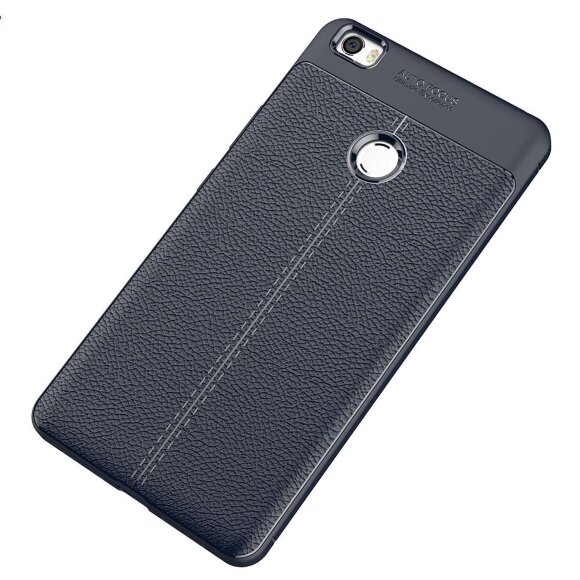 Чехол-накладка Litchi Grain для Xiaomi Mi Max (темно-синий) Чехол-накладка Litchi Grain для Xiaomi Mi Max (темно-синий)