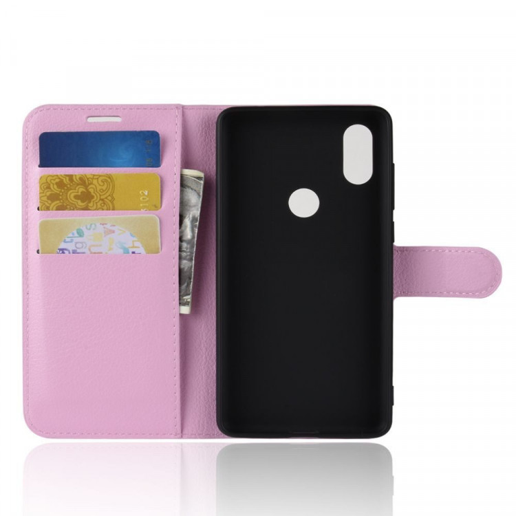 Чехол с визитницей для Xiaomi Mi Mix 2s (розовый)