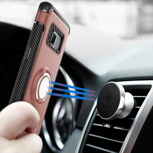 Чехол Hybrid Kickstand для Samsung Galaxy S8+ (розовое золото)