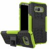 Чехол Hybrid Armor для Samsung Galaxy S8 (черный + зеленый)