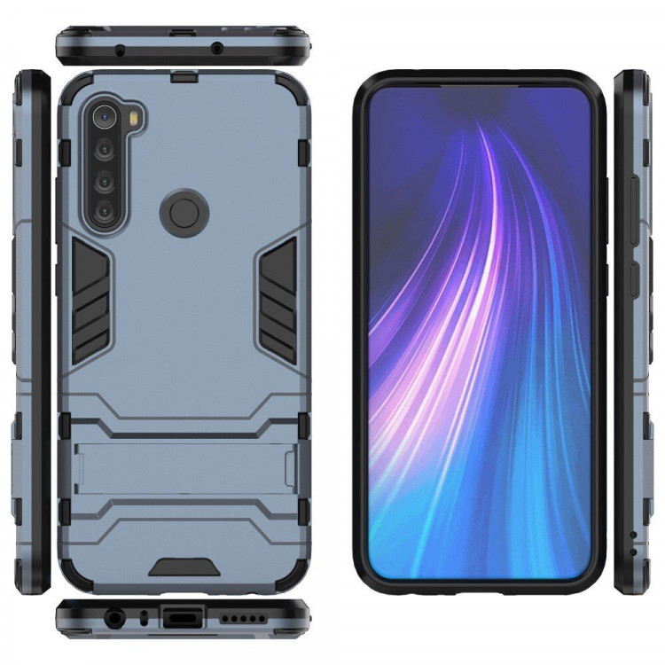 Чехол Duty Armor для Xiaomi Redmi Note 8T (темно-синий)