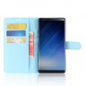 Чехол с визитницей для Samsung Galaxy Note 8 (голубой)