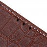 Чехол Crocodile Texture для Samsung Galaxy A50 / Galaxy A50s / Galaxy A30s (коричневый)