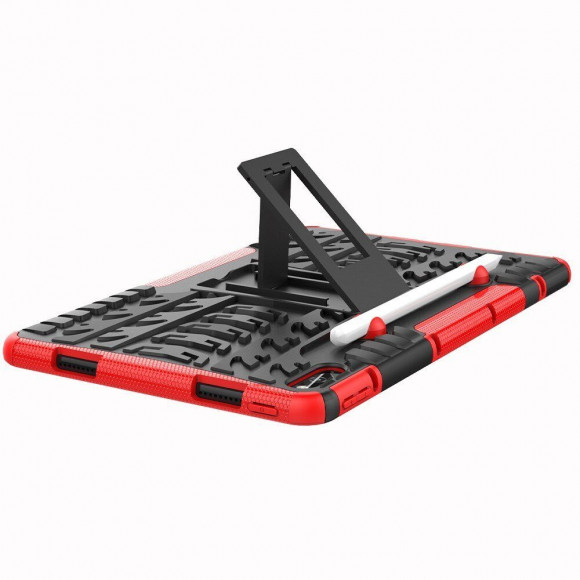 Чехол Hybrid Armor для Huawei MatePad 10.4 (черный + красный) Чехол Hybrid Armor для Huawei MatePad 10.4 (черный + красный)