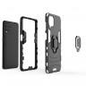 Чехол Armor Ring Holder для Samsung Galaxy A12 (черный)