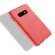 Кожаная накладка-чехол Litchi Texture для Samsung Galaxy S10e (красный)