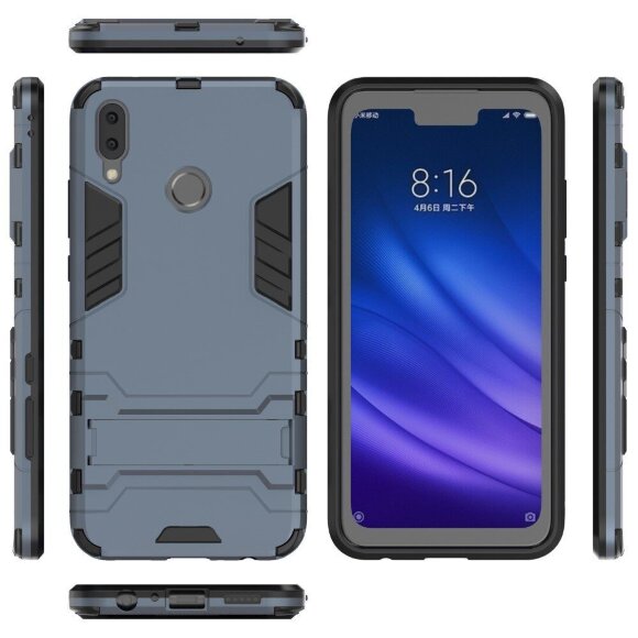 Чехол Duty Armor для Huawei Y9 (2019) (темно-синий) Чехол Duty Armor для Huawei Y9 (2019) (темно-синий)