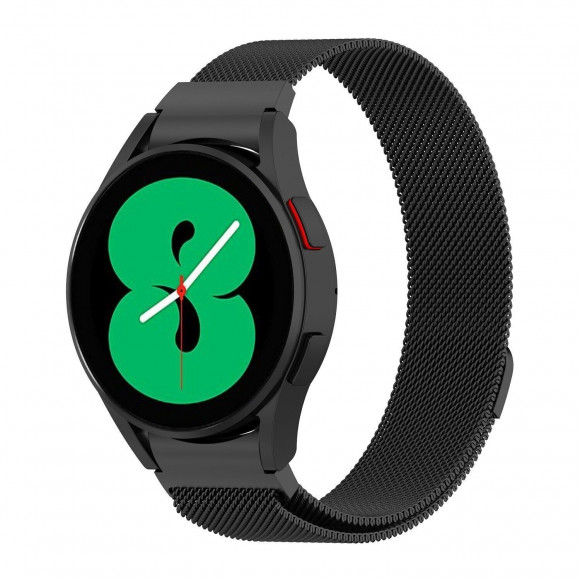 Миланский сетчатый браслет для Samsung Galaxy Watch 5 / Watch 5 Pro (черный)