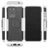 Чехол Hybrid Armor для Samsung Galaxy S20 Ultra (черный + белый)