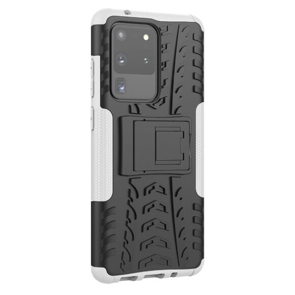 Чехол Hybrid Armor для Samsung Galaxy S20 Ultra (черный + белый) Чехол Hybrid Armor для Samsung Galaxy S20 Ultra (черный + белый)