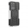 Чехол Hybrid Armor для Samsung Galaxy S20 Ultra (черный + белый)