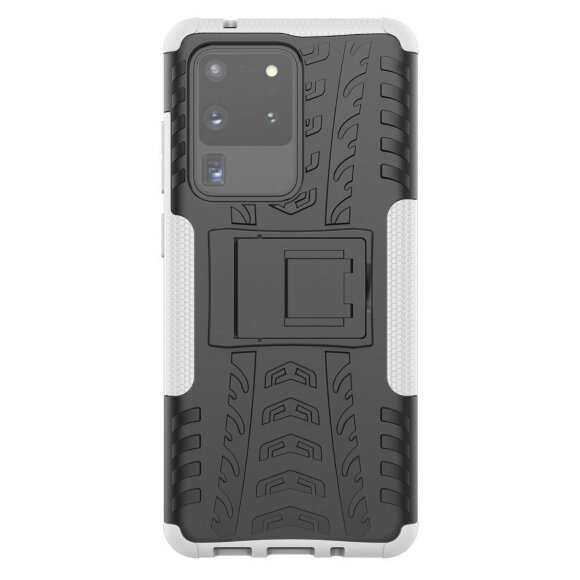 Чехол Hybrid Armor для Samsung Galaxy S20 Ultra (черный + белый) Чехол Hybrid Armor для Samsung Galaxy S20 Ultra (черный + белый)