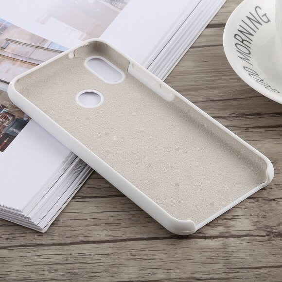 Силиконовый чехол Mobile Shell для Huawei P20 Lite / nova 3e (белый) Силиконовый чехол Mobile Shell для Huawei P20 Lite / nova 3e (белый)