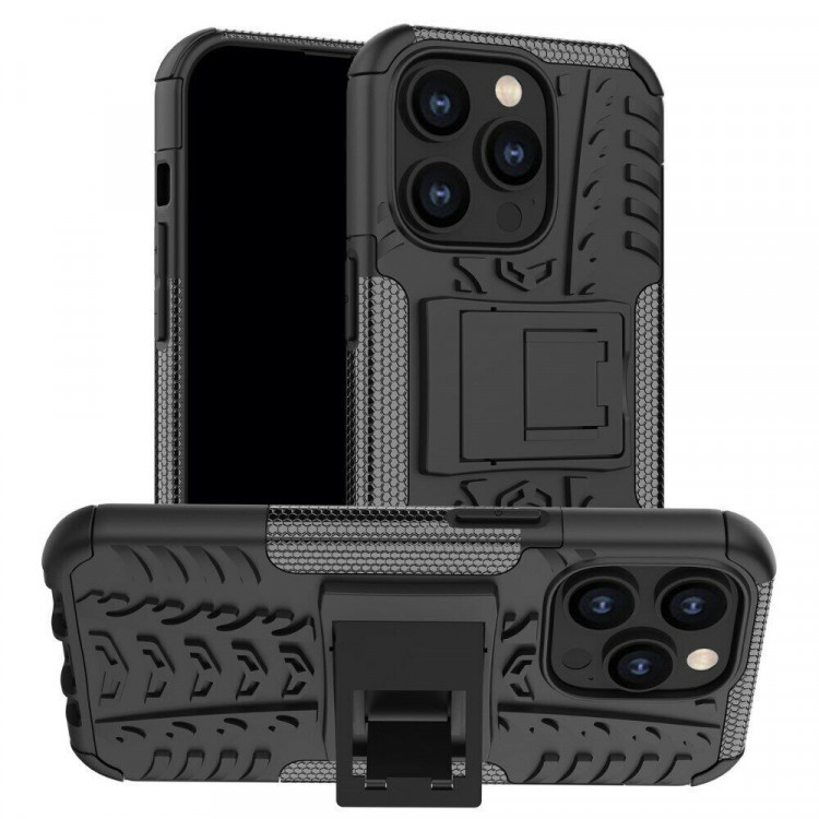 Чехол Hybrid Armor для iPhone 14 Pro Max (черный)