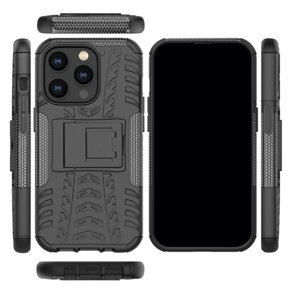 Чехол Hybrid Armor для iPhone 14 Pro Max (черный)