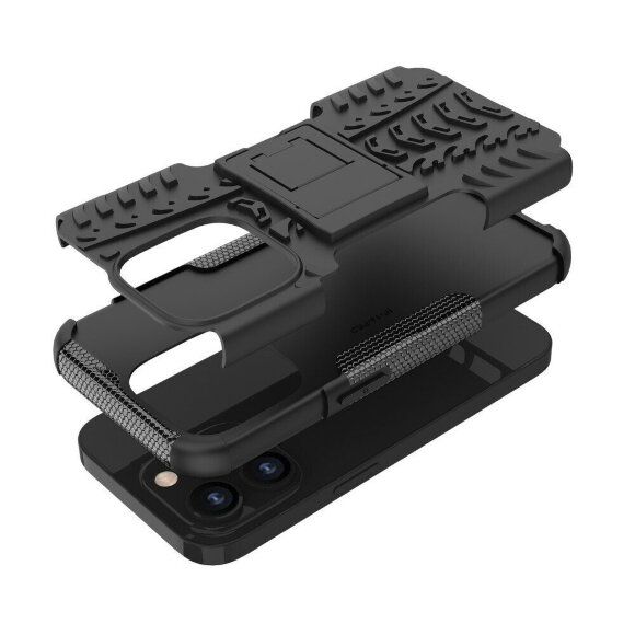 Чехол Hybrid Armor для iPhone 14 Pro Max (черный)