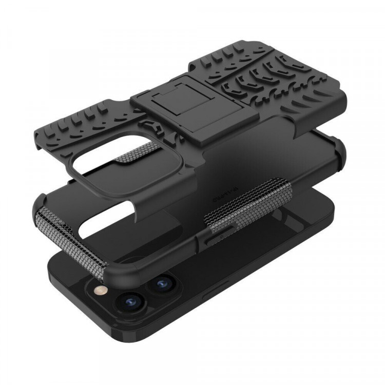 Чехол Hybrid Armor для iPhone 14 Pro Max (черный)