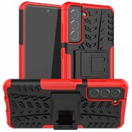 Чехол Hybrid Armor для Samsung Galaxy S21 FE (черный + красный) Чехол Hybrid Armor для Samsung Galaxy S21 FE (черный + красный)