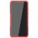 Чехол Hybrid Armor для Samsung Galaxy S21 FE (черный + красный)