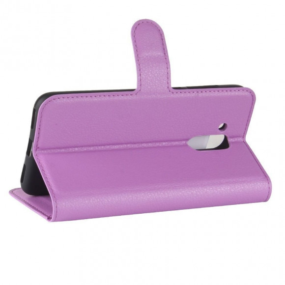 Чехол с визитницей для Huawei Honor 6C Pro / V9 Play (фиолетовый)