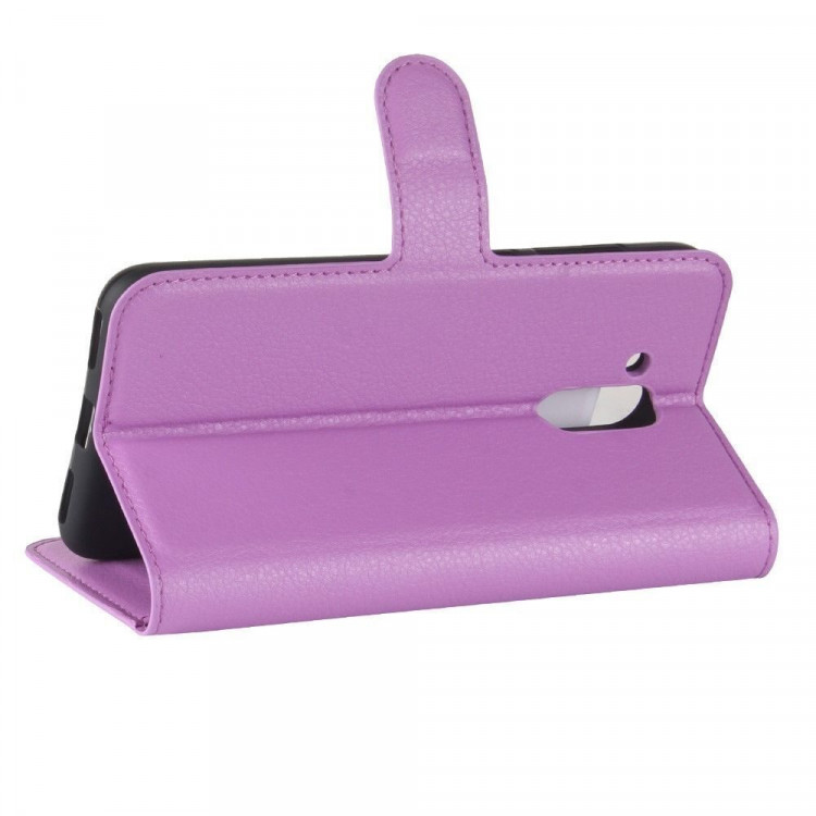Чехол с визитницей для Huawei Honor 6C Pro / V9 Play (фиолетовый)