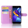 Чехол с визитницей для Huawei Honor 6C Pro / V9 Play (фиолетовый)