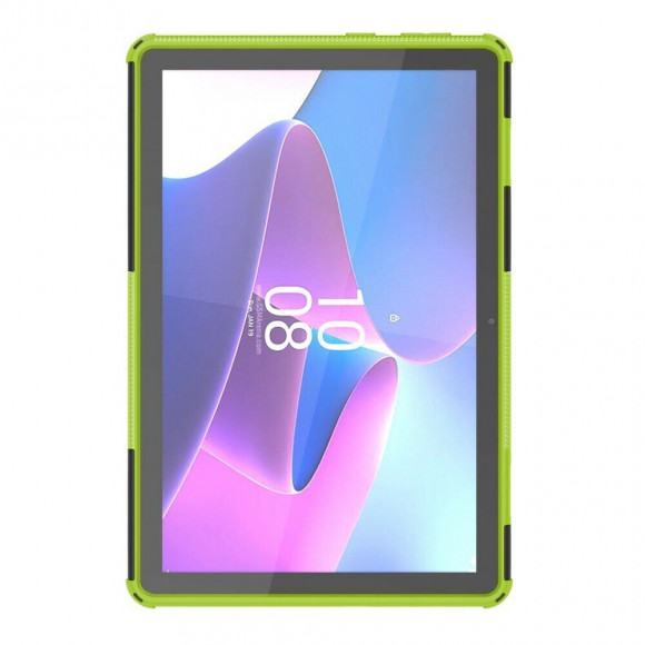 Чехол Hybrid Armor для Lenovo Tab M10 Gen 3 TB328FU - 10,1 дюйм (черный + зеленый)