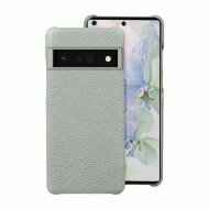 Кожаный чехол Cowhide для Google Pixel 6 Pro (серый) Кожаный чехол Cowhide для Google Pixel 6 Pro (серый)