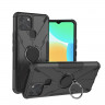 Чехол Armor Shockproof Ring Holder для Infinix Smart 6 (черный)