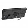 Чехол Armor Shockproof Ring Holder для Infinix Smart 6 (черный)