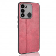 Чехол из экокожи для Tecno Spark Go 2022 (красный) Чехол из экокожи для Tecno Spark Go 2022 (красный)